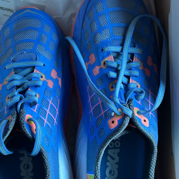 Hoka One One Blue and Pink Sneakers - Picture 3 of 9